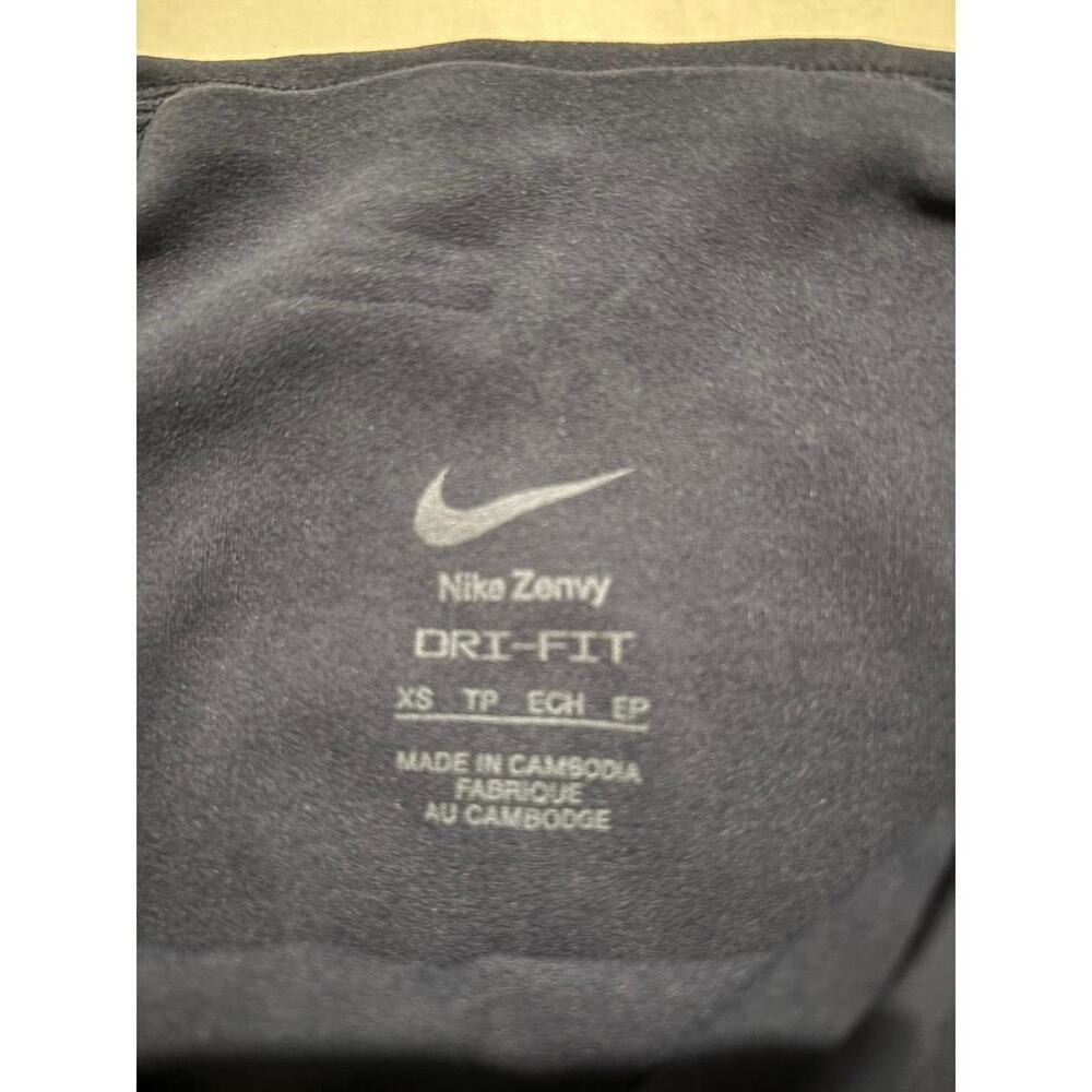 Nike Dri Fit Womens Training High Rise‎ 7/8 Length Leggings Navy XS - Picture 5 of 5